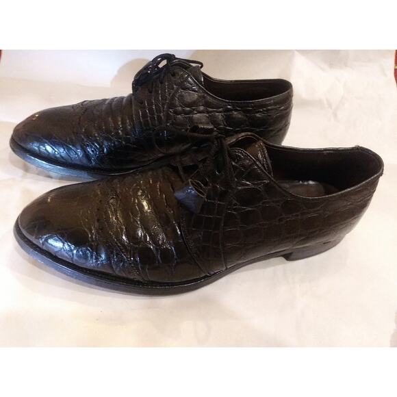 VINTAGE FootJoy Classics Crocodile Leather brogue wingtip Dress shoes Size 11c main image 7